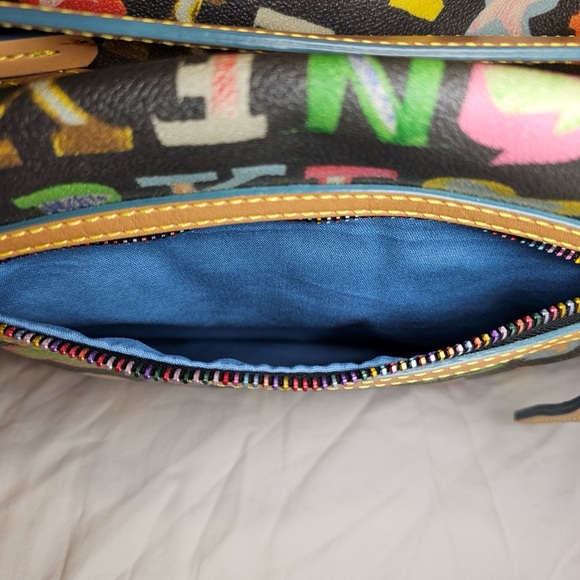 Dooney & Bourke Colorful Lettered Shoulder Bag - Picture 5 of 14
